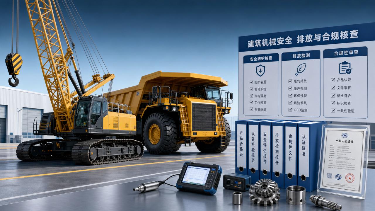 Construction Machinery Standards Checklist for Buyers: Safety, Emissions, and Compliance