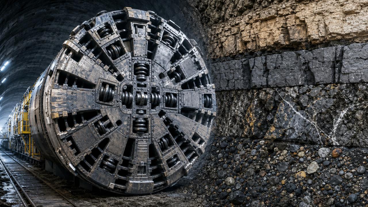 Tunnel Boring Machine Cutter Head Selection: Rock Conditions, Wear Rate, and Cost Factors