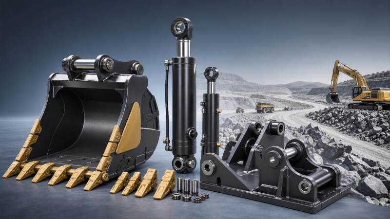 Heavy Equipment Components Selection Guide: Wear Parts, Hydraulics, and Frame Basics Heavy Equipment Components Selection Guide: Wear Parts, Hydraulics, and Frame Basics
