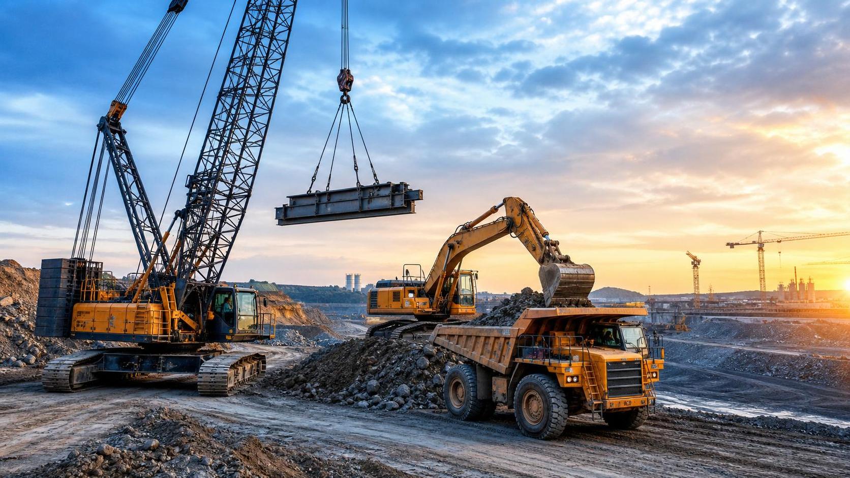 Material Handling for Large-Scale Construction Projects: Equipment Choices and Bottlenecks