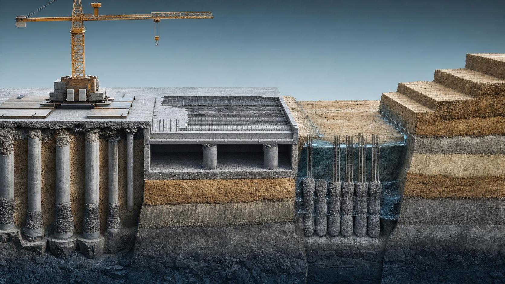 Geotechnical Construction Methods for Foundations: Best Options by Soil and Load Type