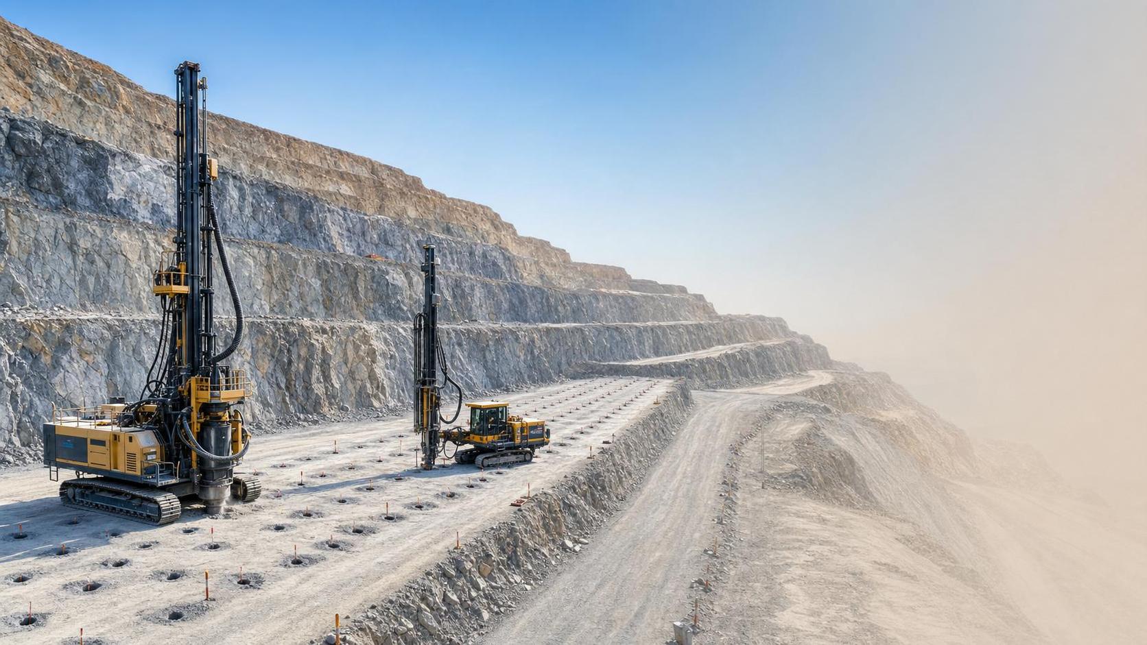 Open Pit Drilling Solutions for Hard Rock: Equipment Options and Site Constraints