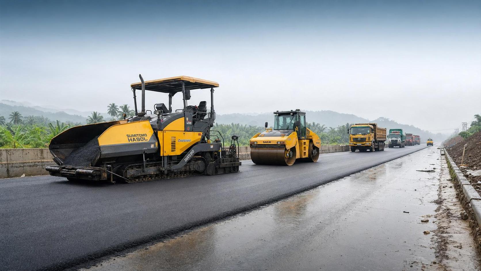 How to Choose Paving Equipment in Southeast Asia for Climate, Road Specs, and Output