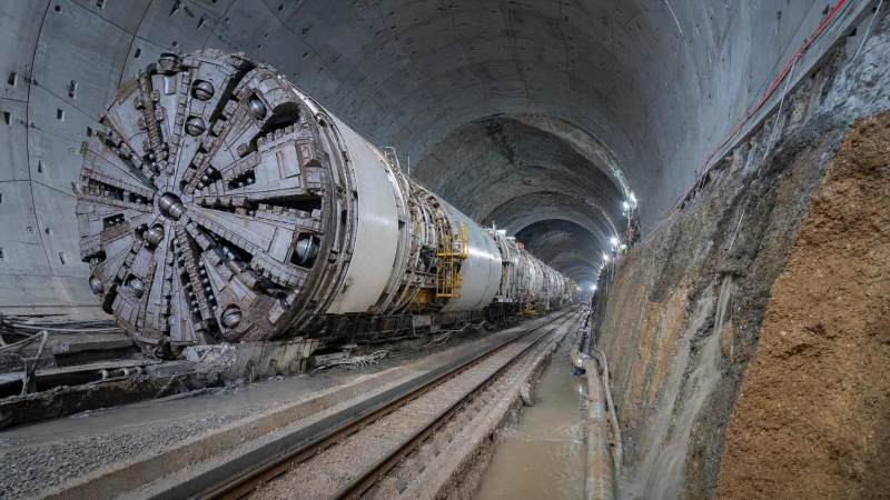 TBM Applications in Railway Tunnels: Ground Conditions, Alignment, and Build Method