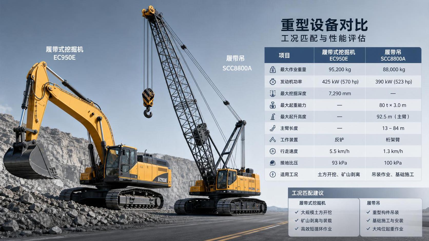 How to Read Heavy Equipment Technical Data: Key Specs for Model Comparison