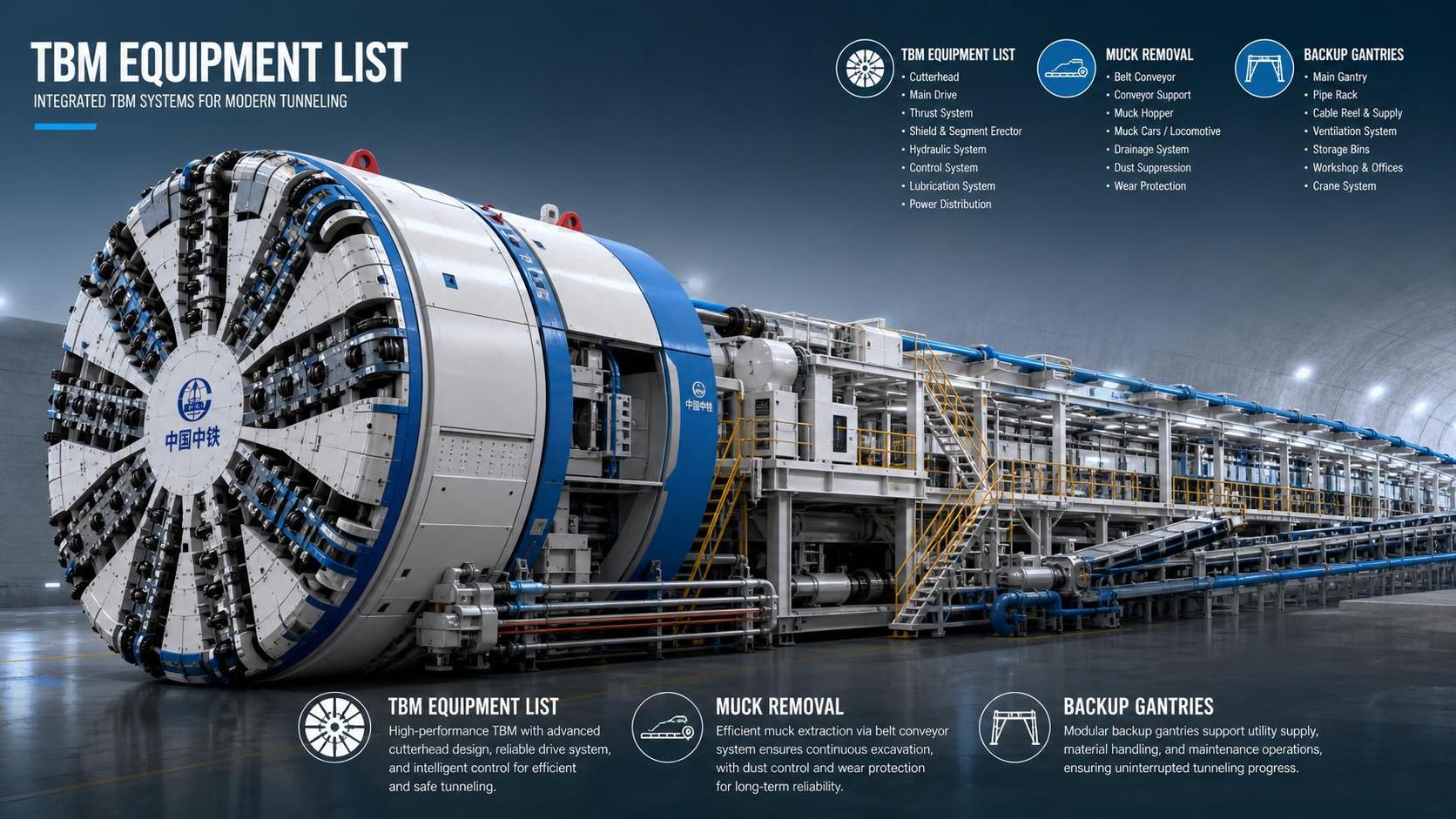 What Should Be Included in a TBM Equipment List for Tunnel Projects?