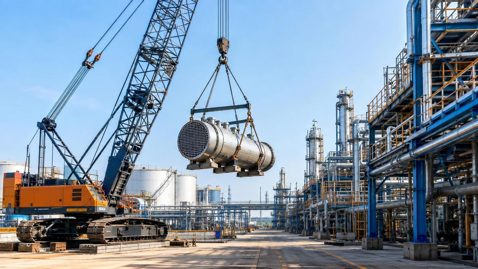 Petrochemical Lifting Solutions for Refineries: Planning Safe Heavy Equipment Handling