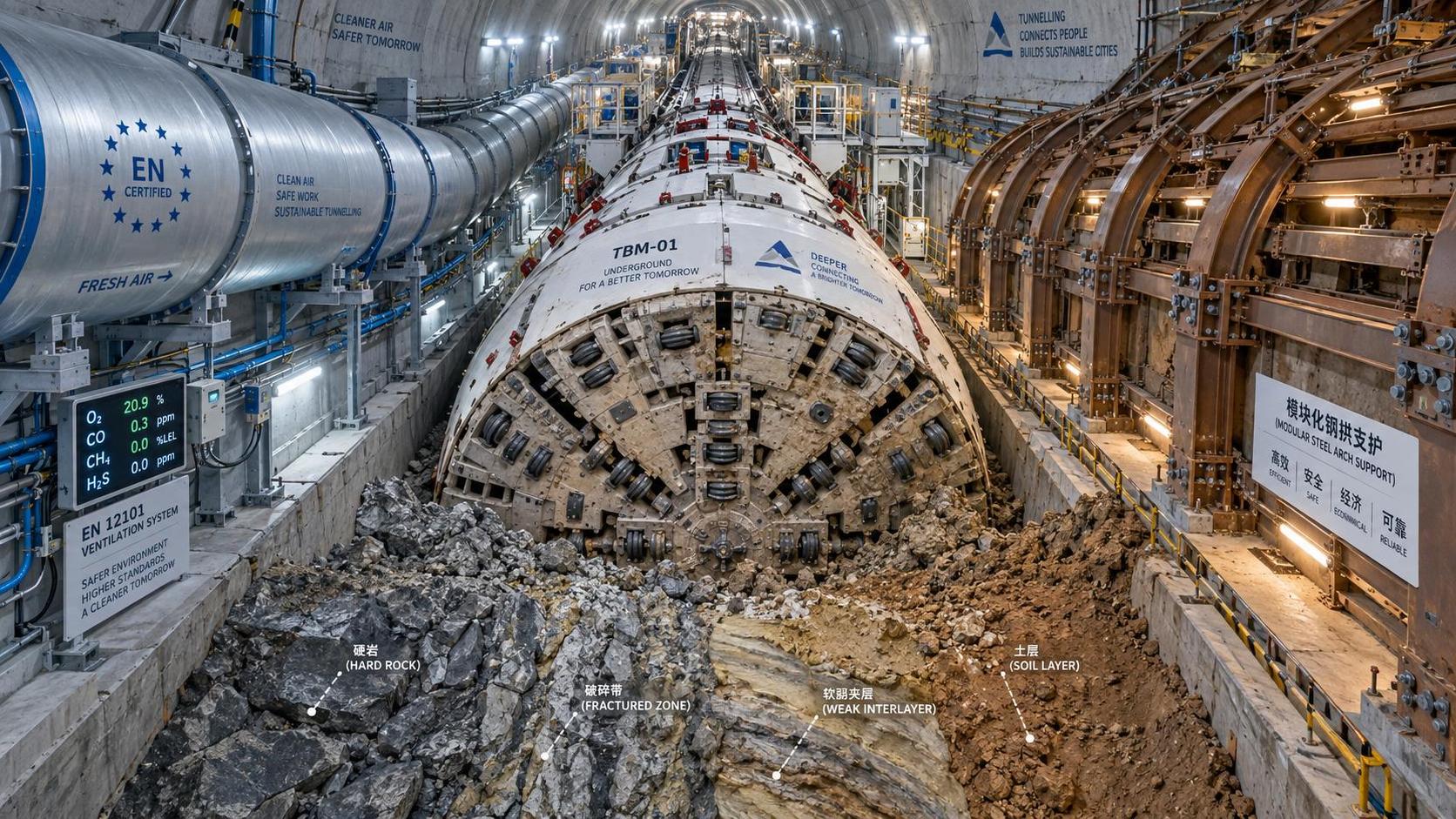 How do construction safety regulations for tunneling differ between Asia and Europe in 2026?