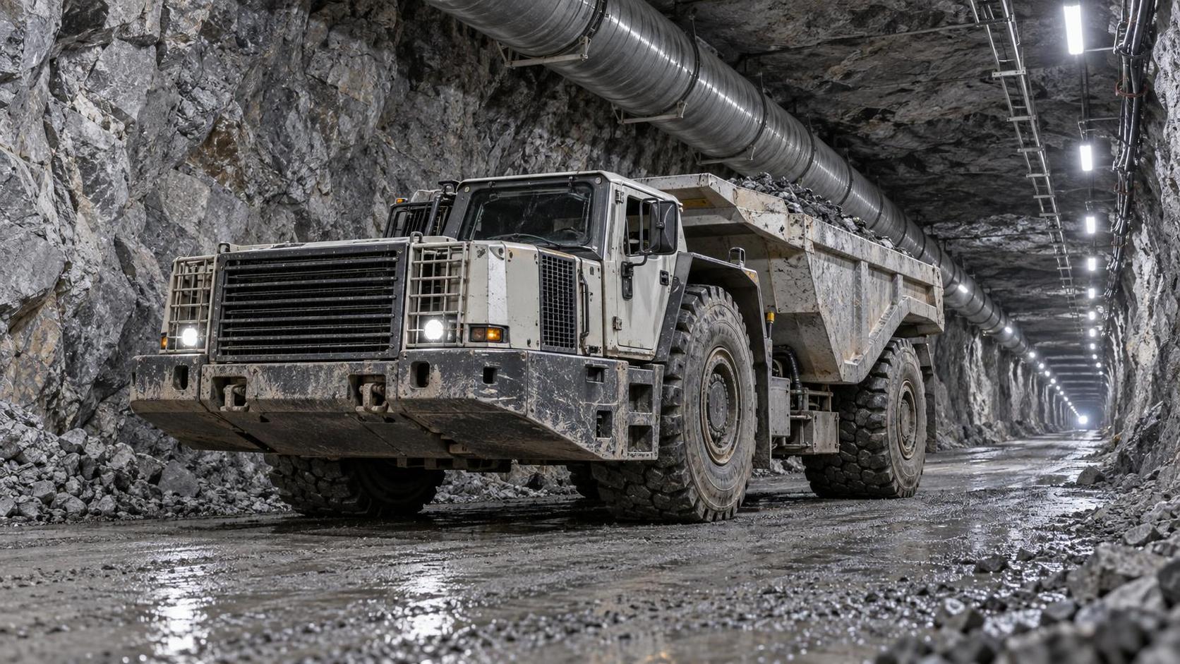 What should be verified before purchasing a used mining dump truck for underground operations?
