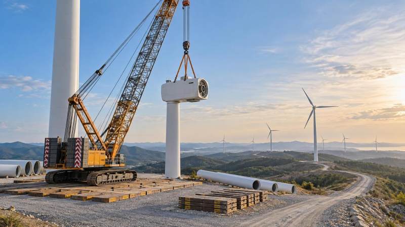 Crawler Crane Application Analysis for Wind Farms, Bridges, and Confined Sites Crawler Crane Application Analysis for Wind Farms, Bridges, and Confined Sites