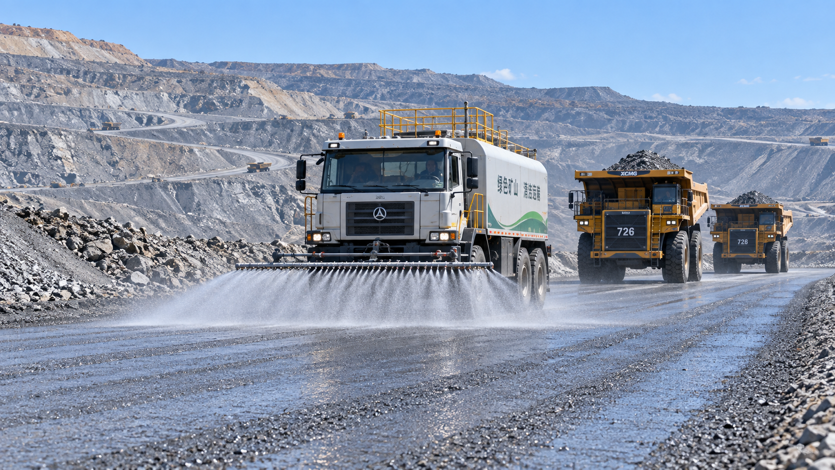 How water trucks change haul road cycle times
