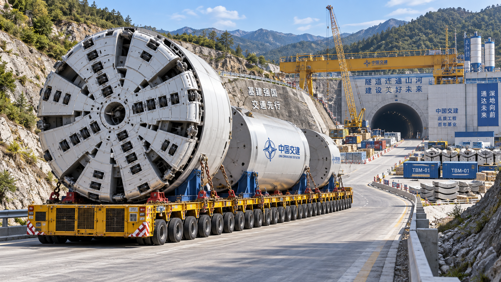 How Long Does It Take to Deliver a Large TBM to a Remote Project Site?