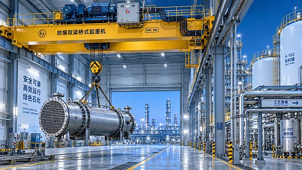 Selecting Petrochemical Overhead Cranes for Hazardous Areas and Heavy Process Loads Selecting Petrochemical Overhead Cranes for Hazardous Areas and Heavy Process Loads