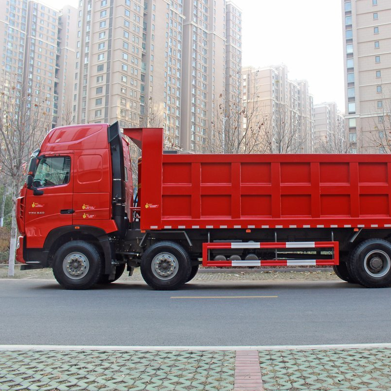 Sinotruk Howo T7H 540HP Heavy Duty Truck 8x4 8.5m Dump Truck