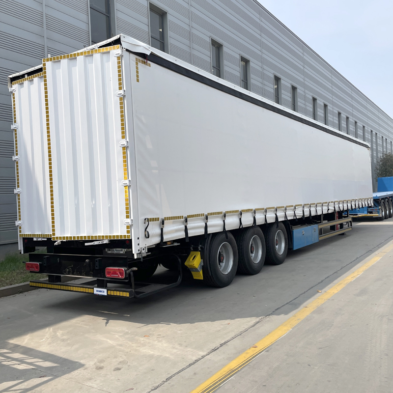 3 Axle Side Curtain Semi Trailer
