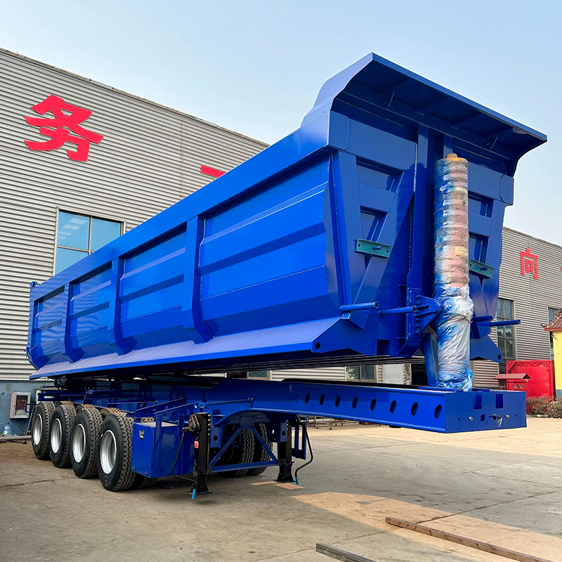 3 Axles 80 Tons U Shape Tipper Semi Trailer 3 Axles 80 Tons U Shape Tipper Semi Trailer