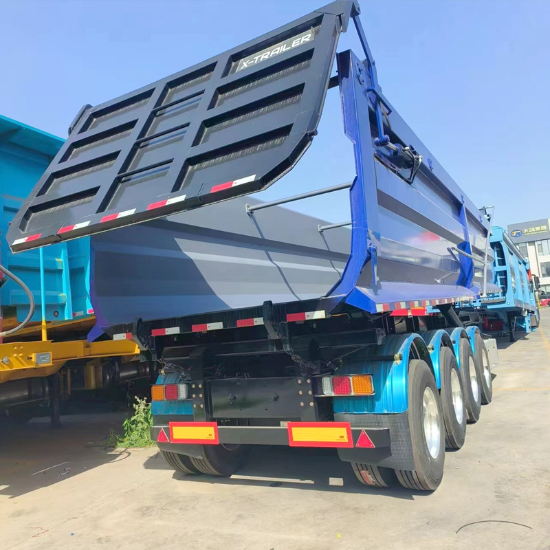 4 Axle U Shape Tipper Trailer