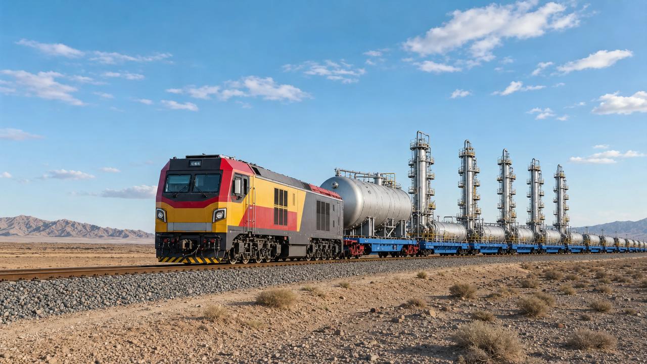 China-Europe Rail Express Boosts Mideast Exports by 35%; Coal Chemical Equipment Emerges as Key Cargo