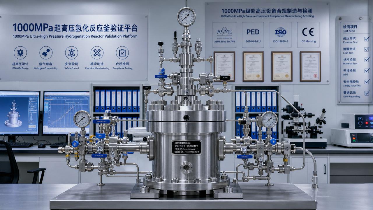 DOE-ASME Sets 1000 MPa Hydrogen Autoclave Rule