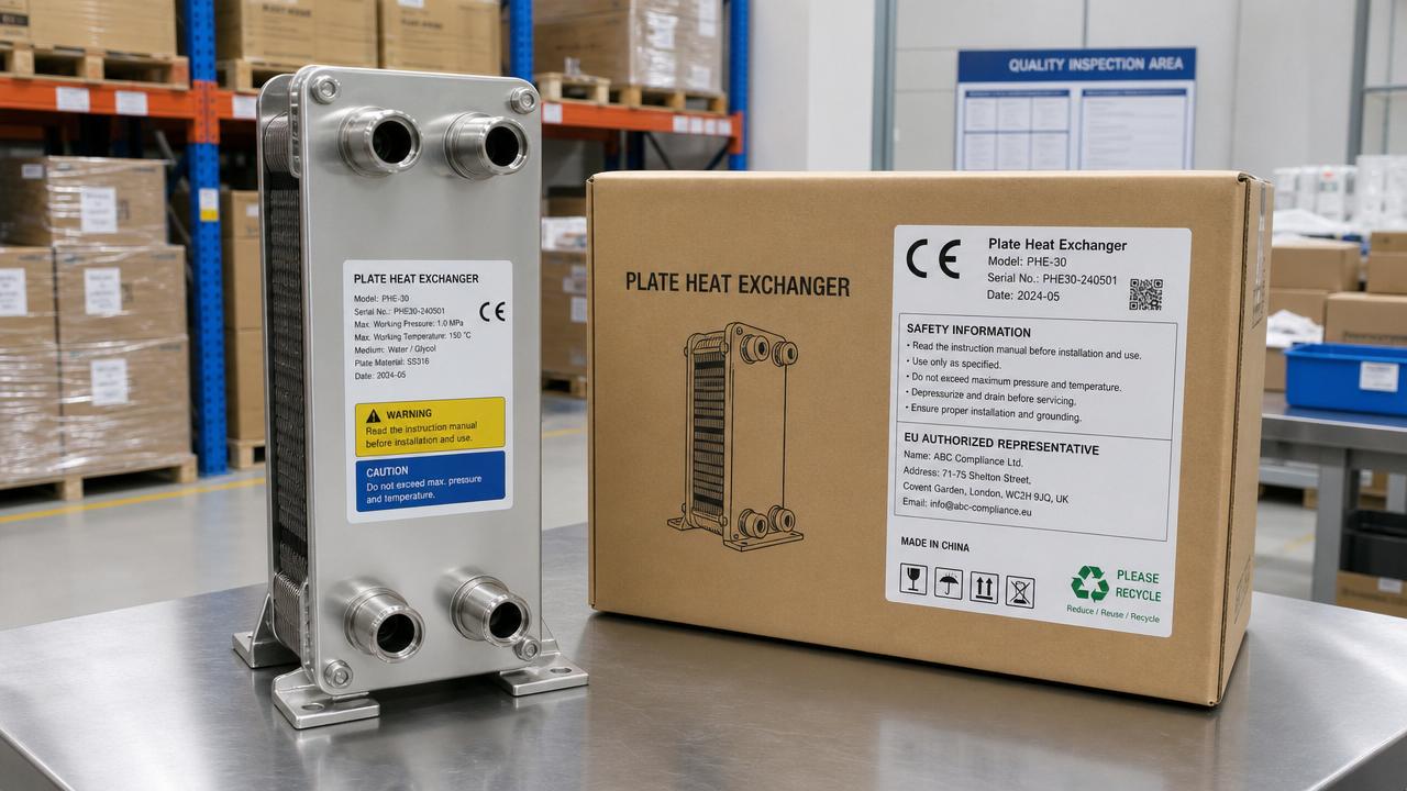 EU GPSR Label Rules Hit Imported Heat Exchangers