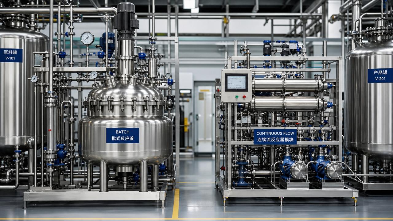 New Material Synthesis Routes: Batch vs Continuous Reactors