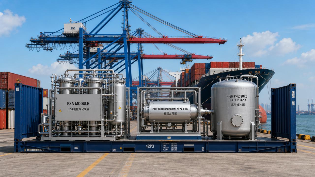 Strait Curbs Lift Hydrogen Purification Freight 19%