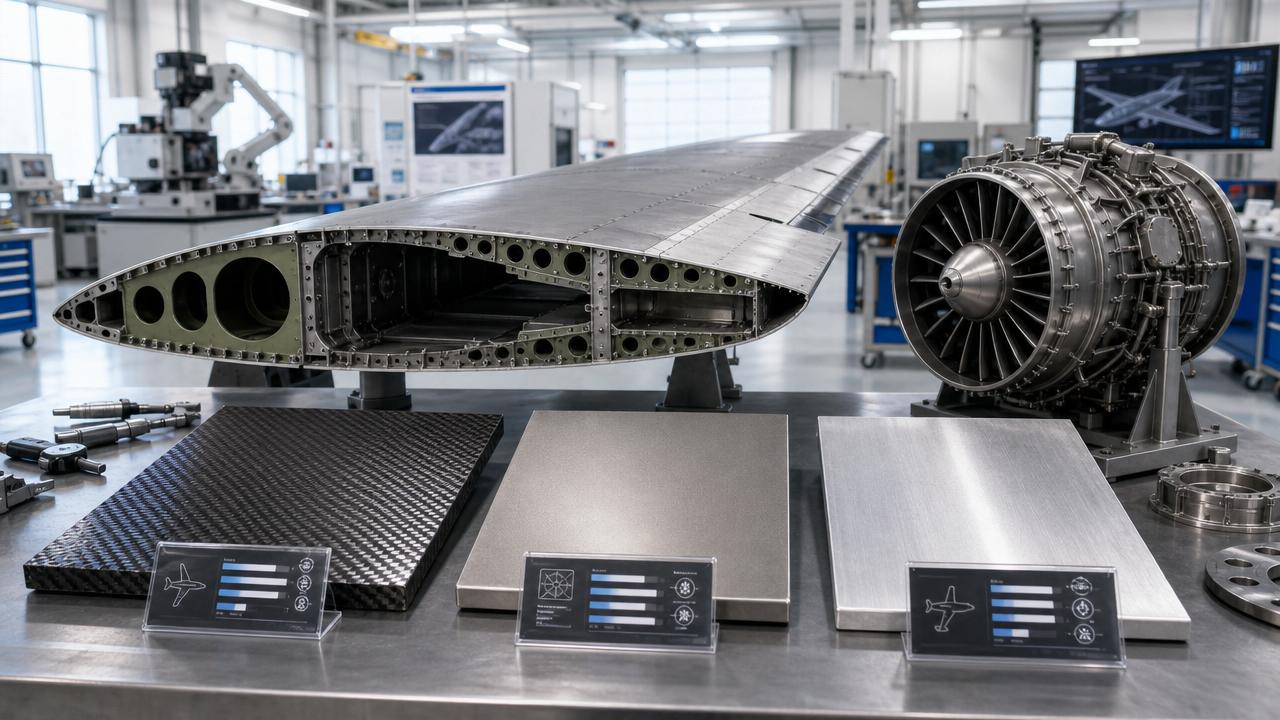 Aerospace Materials Selection: Key Trade-Offs in Strength, Weight, and Cost