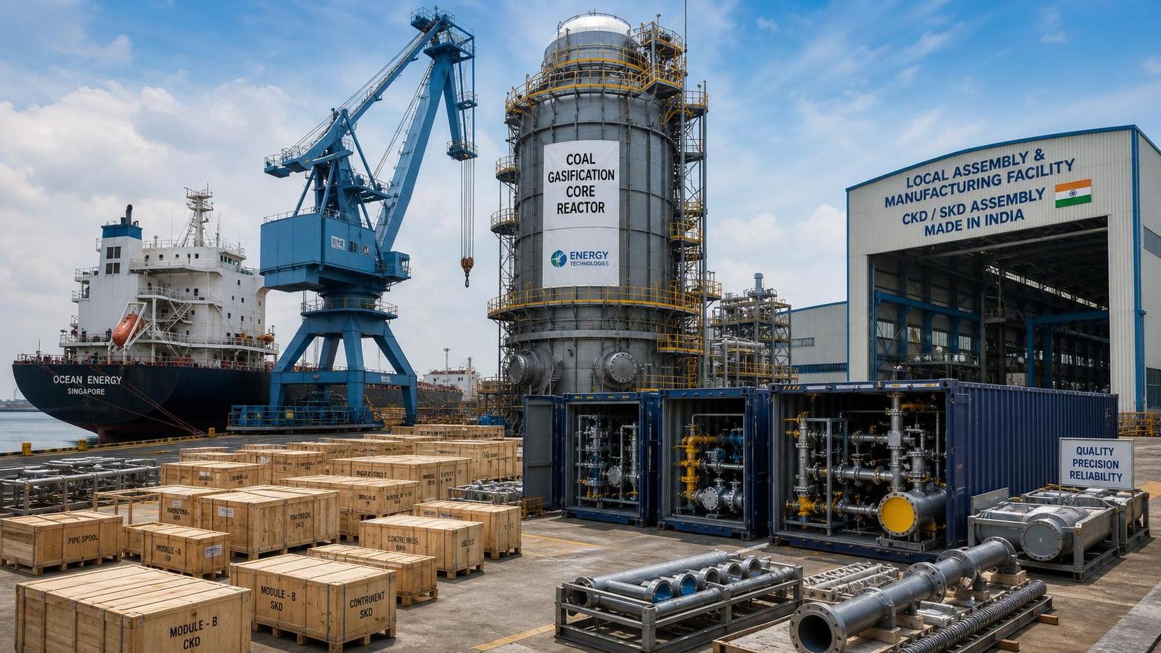 India Raises Coal Gasifier Import Duty to 12.5%