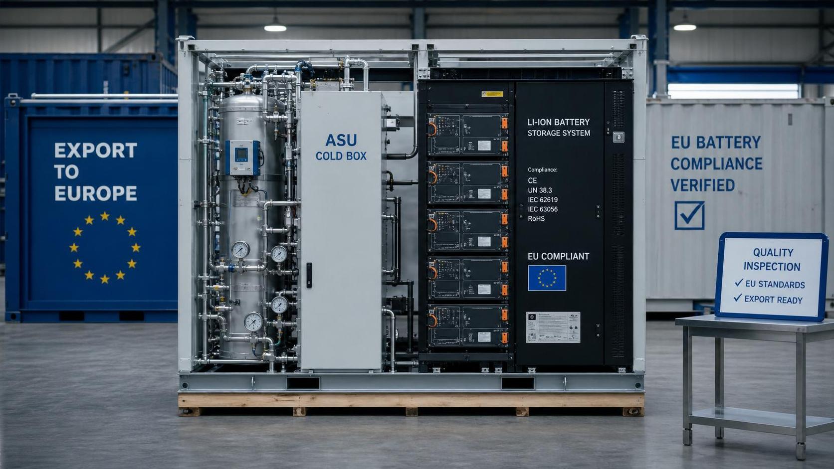 EU Battery Labels Reach ASU Cold Box Exports