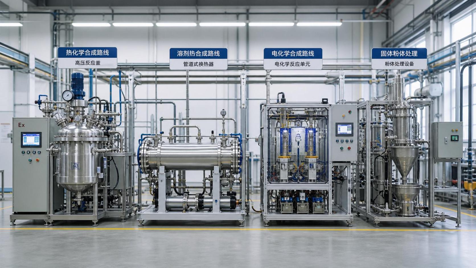 New Material Synthesis Methods Compared for Pilot Projects
