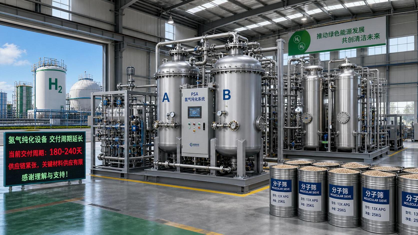 Hydrogen Purification Orders Surge as PSA Lead Times Hit 22 Weeks