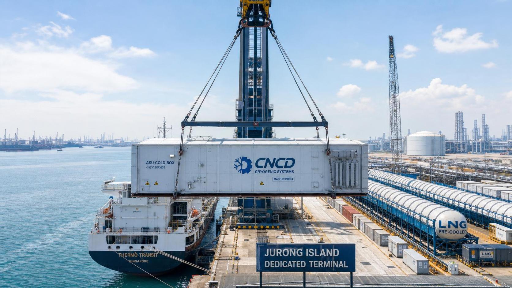 PSA Jurong Island Launch Cuts ASU Cold Box Transit to 11 Days