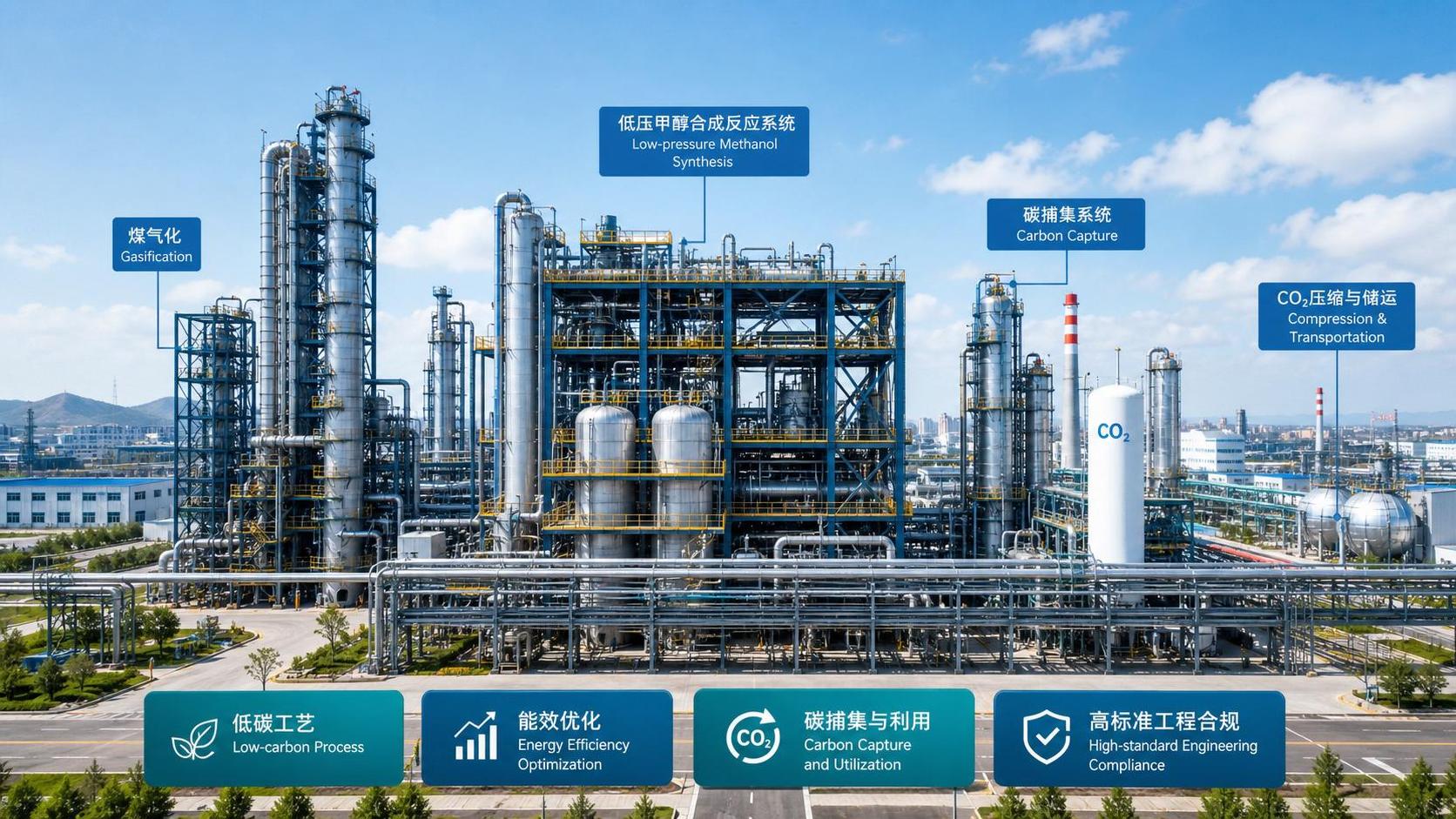 DOE Sets 0.85 tCO2e/tMeOH Limit for Coal-to-Methanol Aid