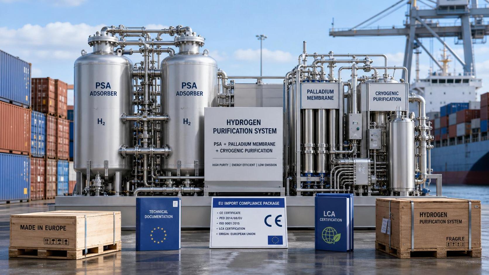 EU to Require LCA Reports for Imported Hydrogen Purification Equipment From August 2026