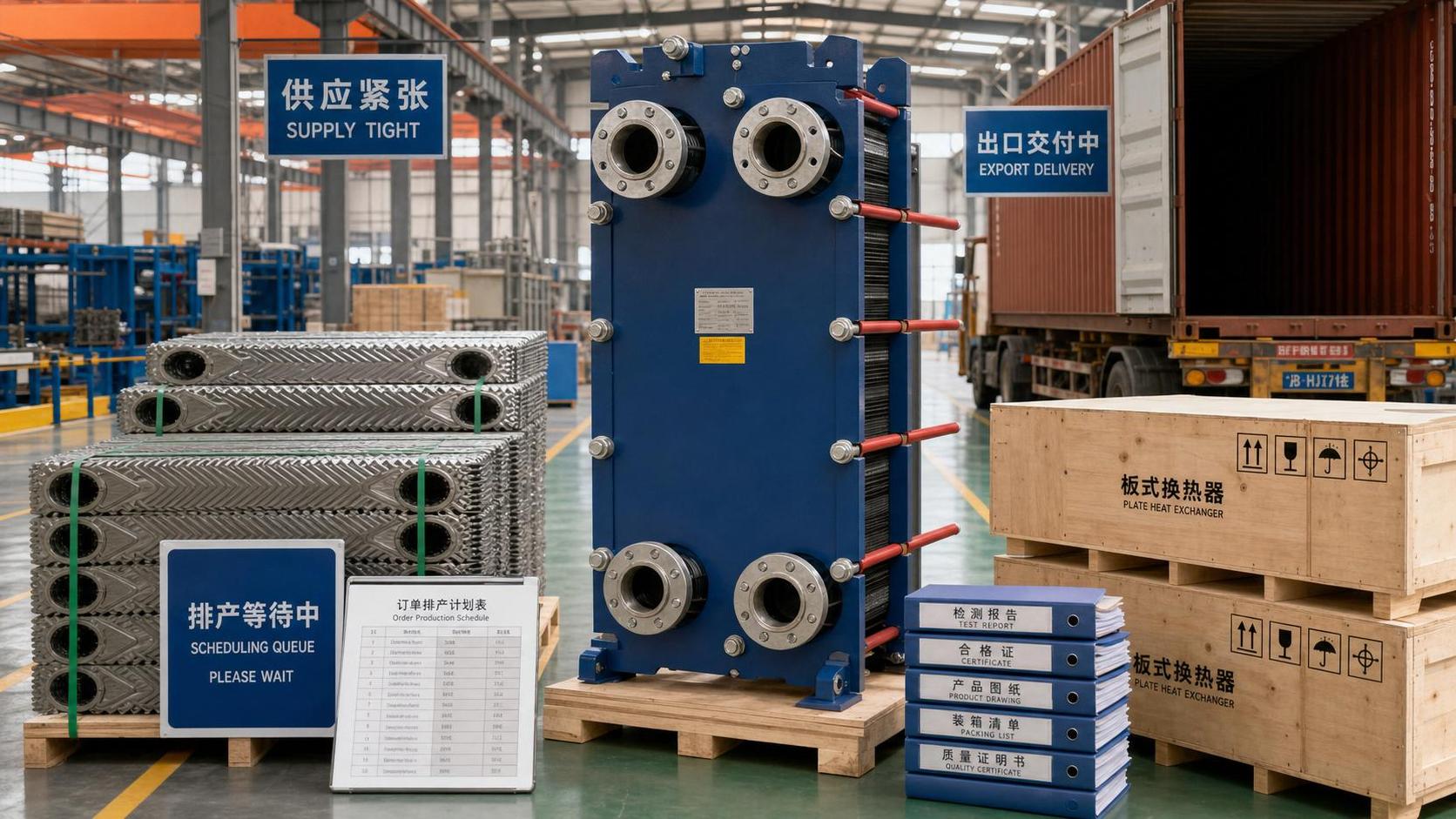 Plate Heat Exchanger Lead Times Pass 24 Weeks