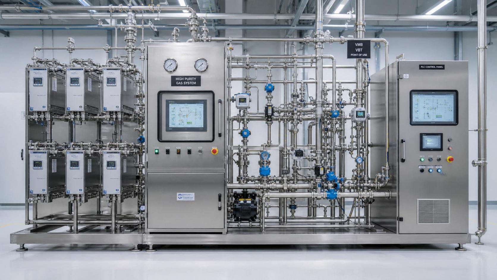 Automated High Purity Gas Systems: Cost Drivers, Validation, and Scale-Up