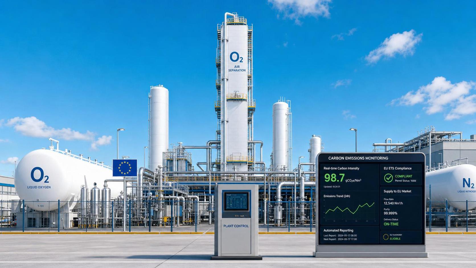 EU CO2 Reporting Rule Extends to Cryogenic ASUs