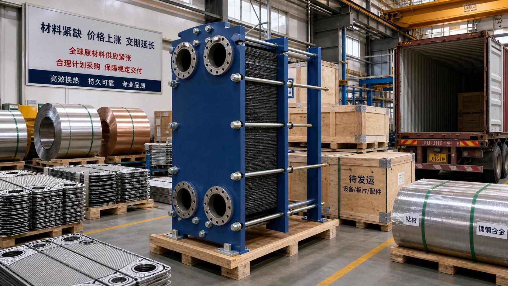 Plate Heat Exchanger Prices Jump 12% on Material Shortage