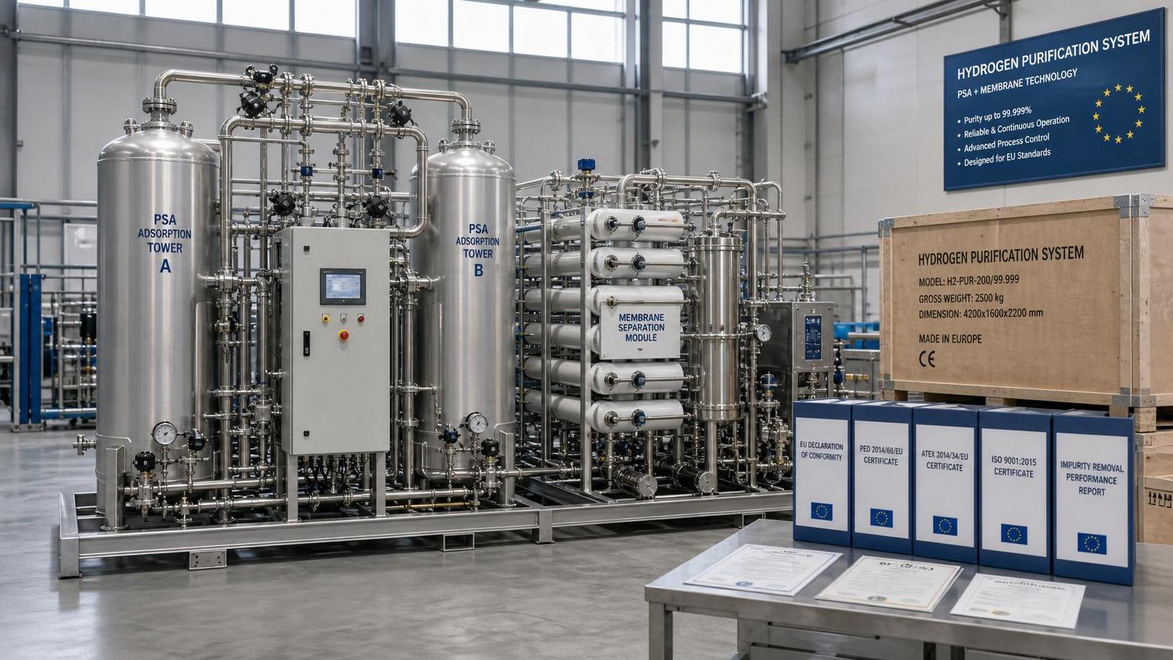 EU REACH Rule Takes Effect for Hydrogen Purification Equipment