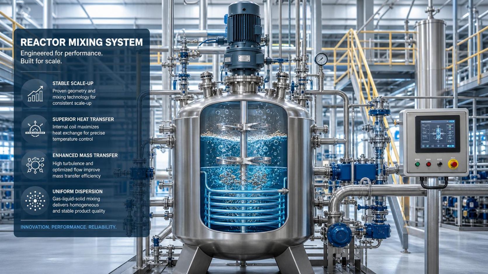 Reactor Mixing System Selection: Key Factors for Stable Scale-Up