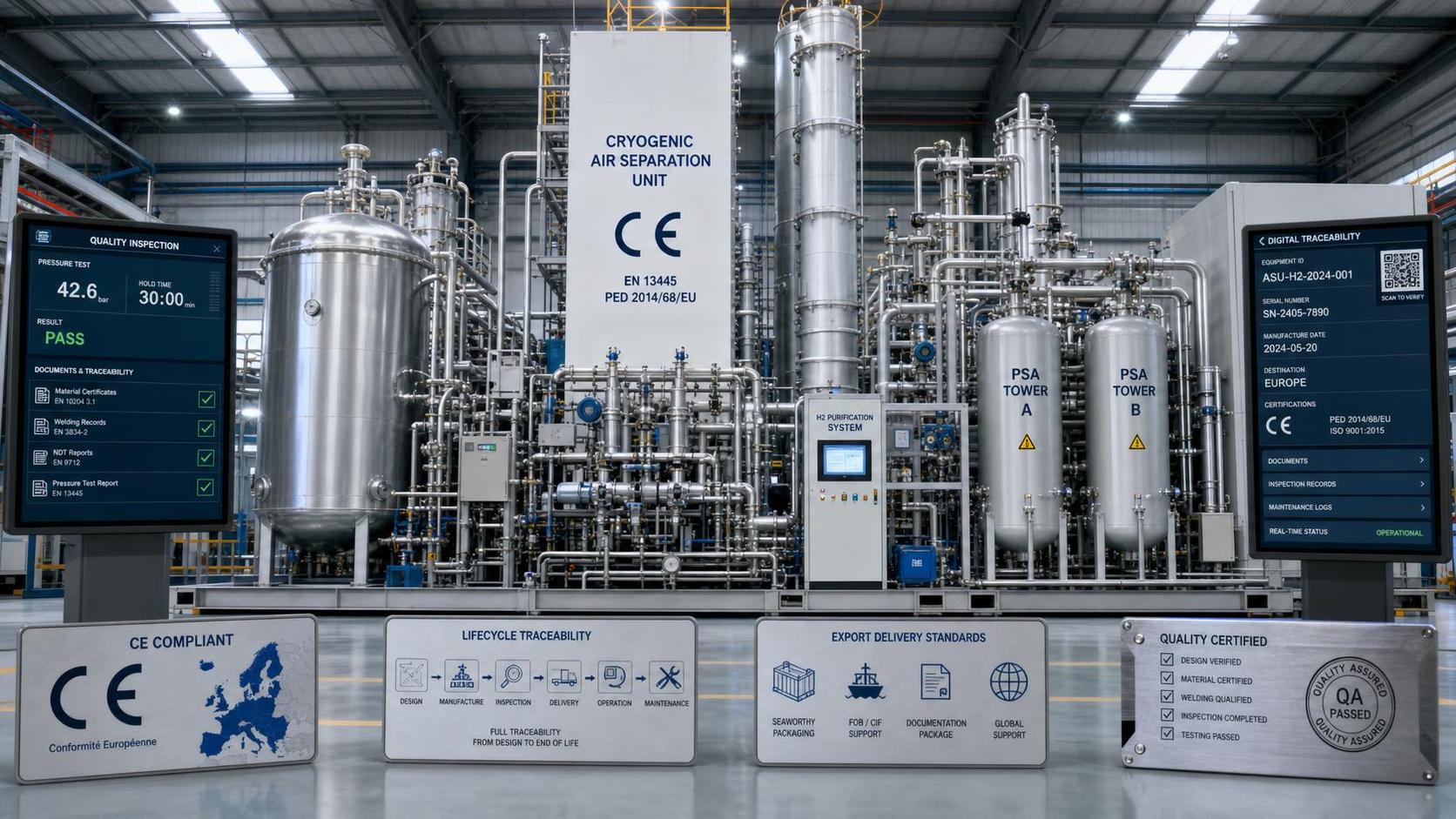 EU PED Amendment Tightens CE Rules for ASU and H2 Units