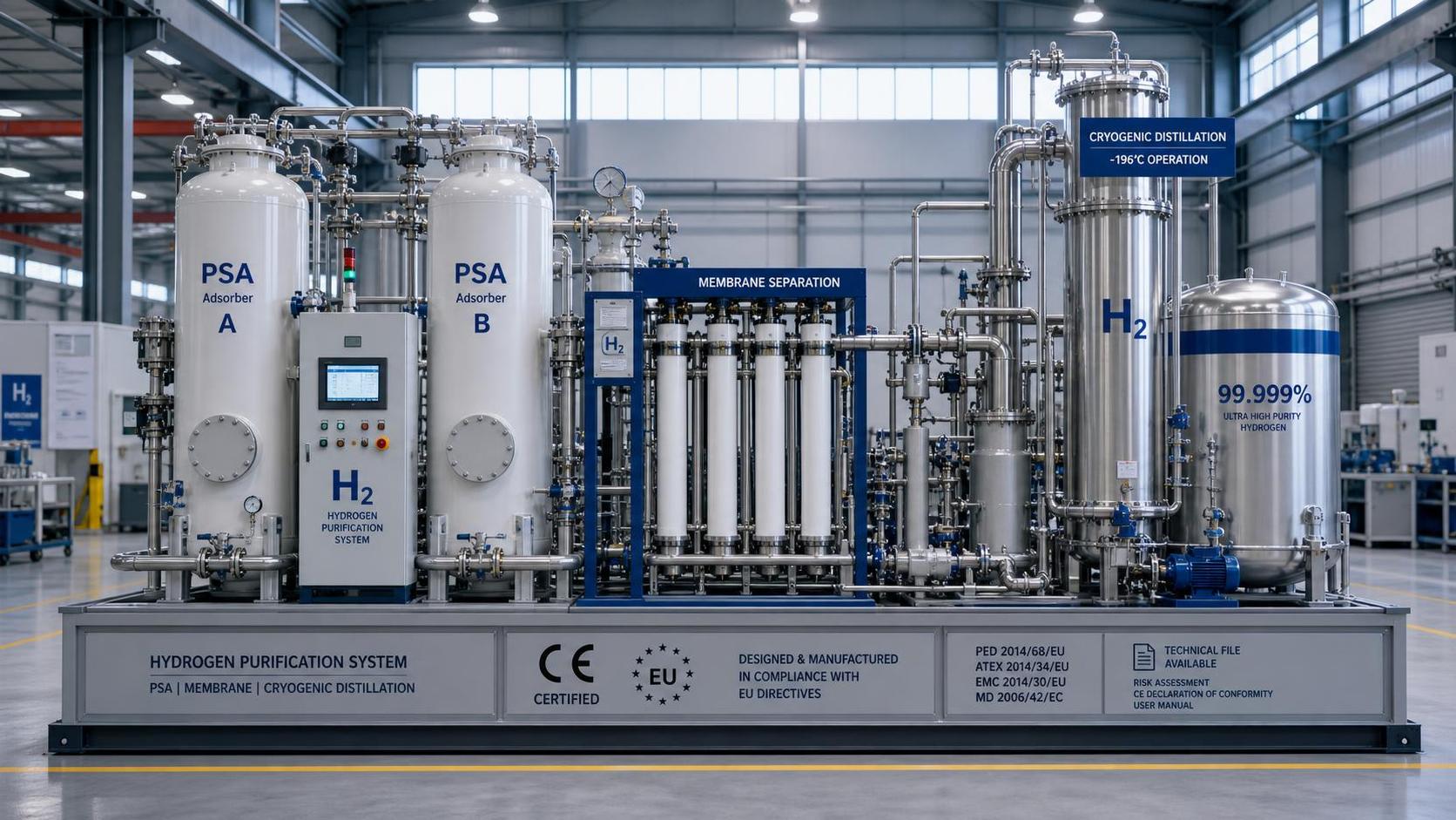 EU Makes CE Certification Mandatory for Hydrogen Purification Equipment