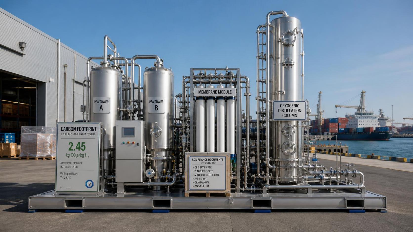 EU Mandates Carbon Footprint Labels for Hydrogen Purification Imports