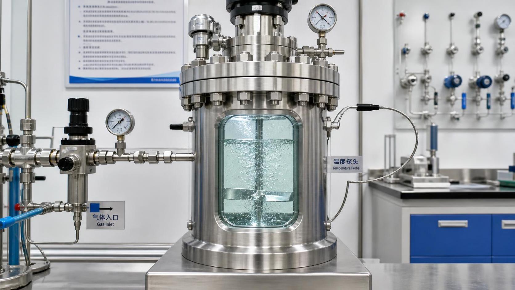 Choosing a high pressure reactor for gas liquid reaction studies