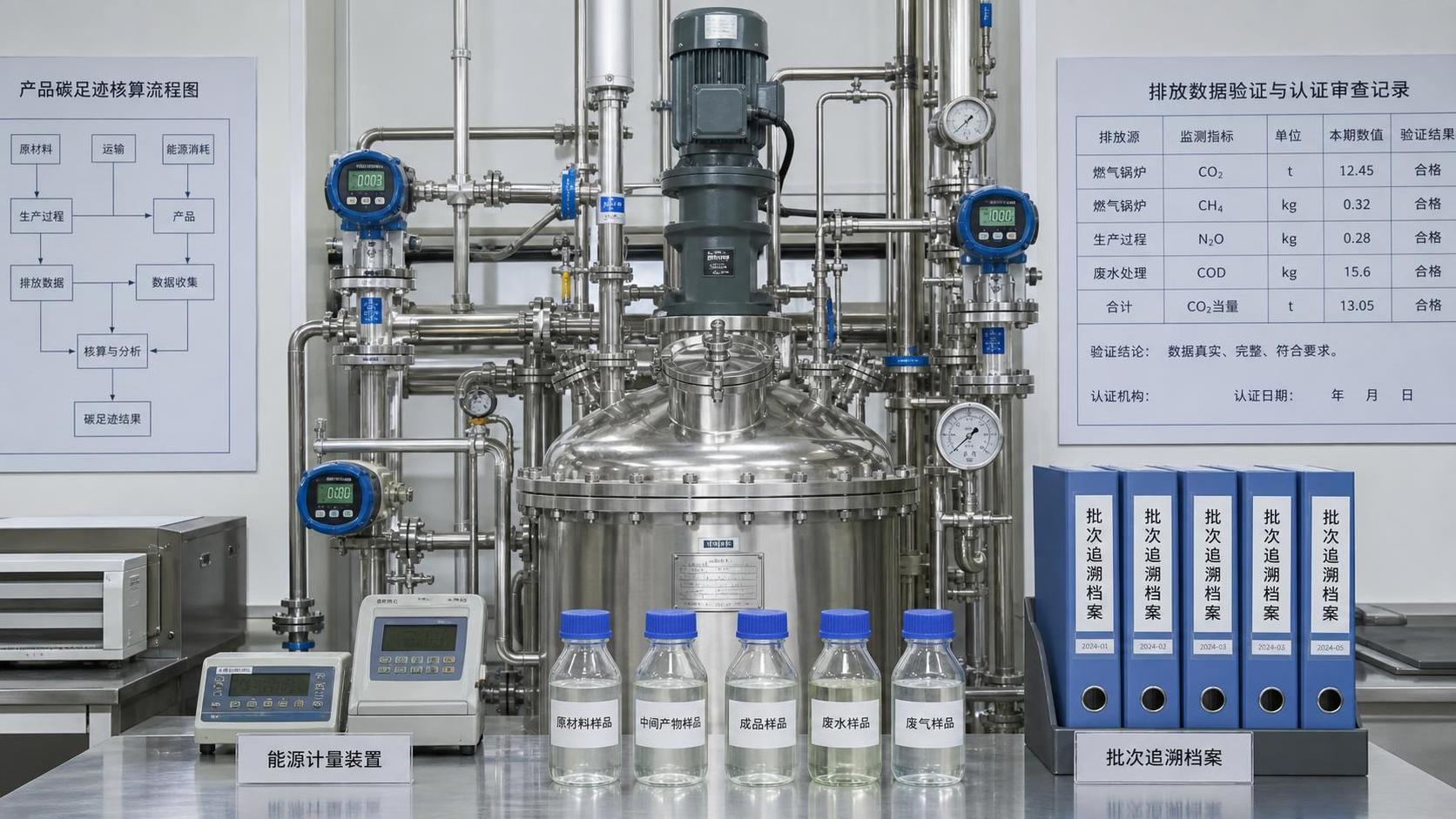 What evidence does carbon reduction for chemicals certification require?