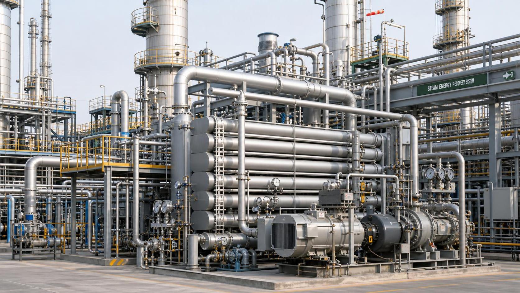 Which chemical industry techniques improve energy efficiency at scale?
