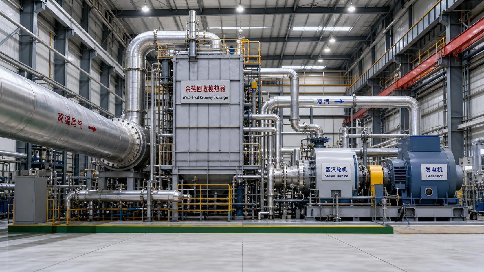 When does a small capacity waste heat recovery power plant fit a facility?