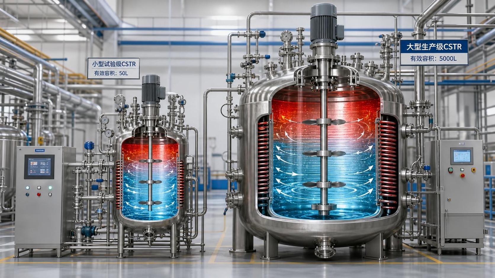 How Does CSTR Scale-Up from Pilot to Production Affect Mixing Time?