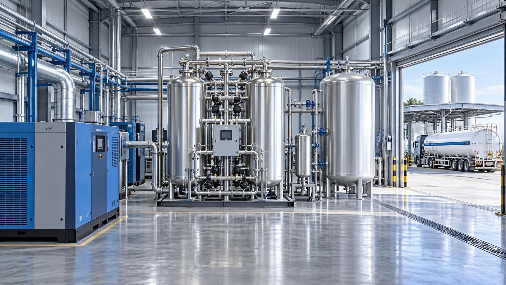 When does on-site oxygen production cost less than delivered oxygen?