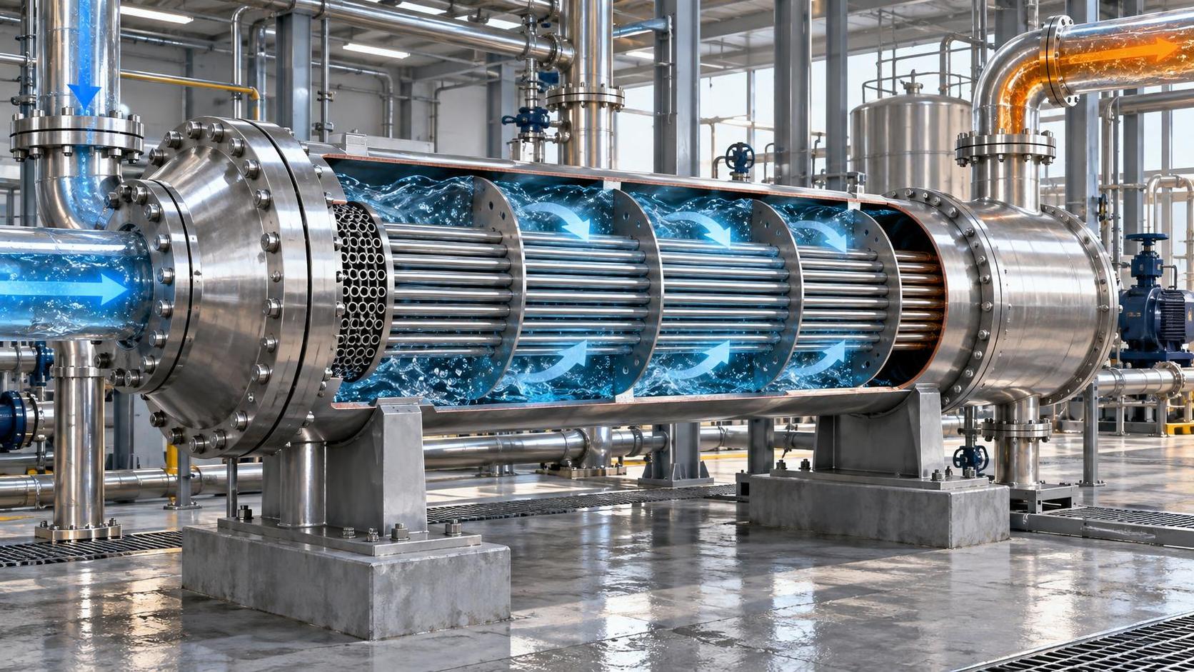 How convective heat transfer affects shell-and-tube exchanger sizing
